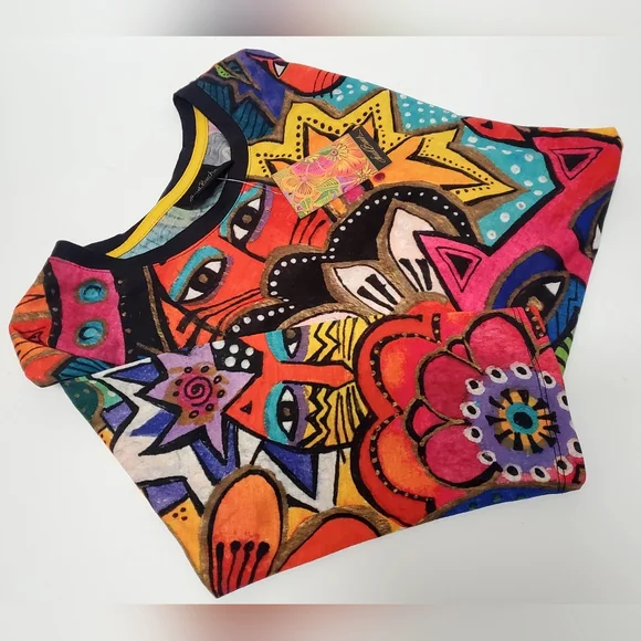Laurel burch hot sale cat t shirts